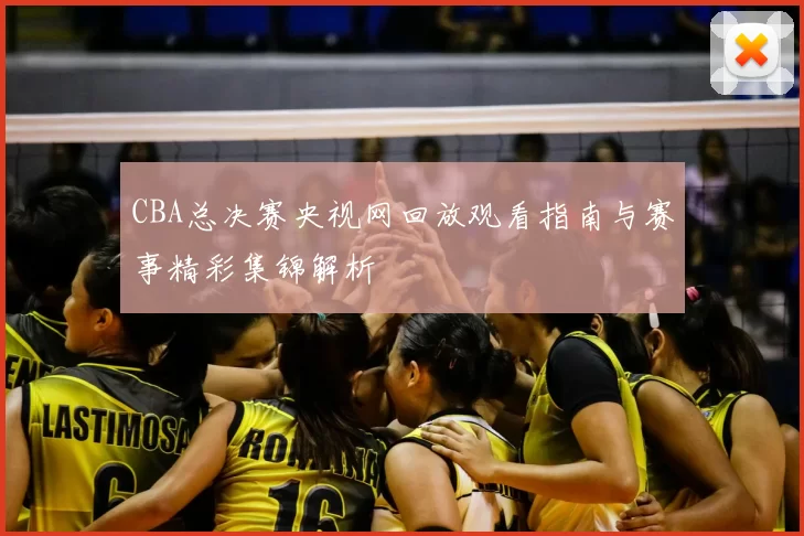 CBA总决赛央视网回放观看指南与赛事精彩集锦解析
